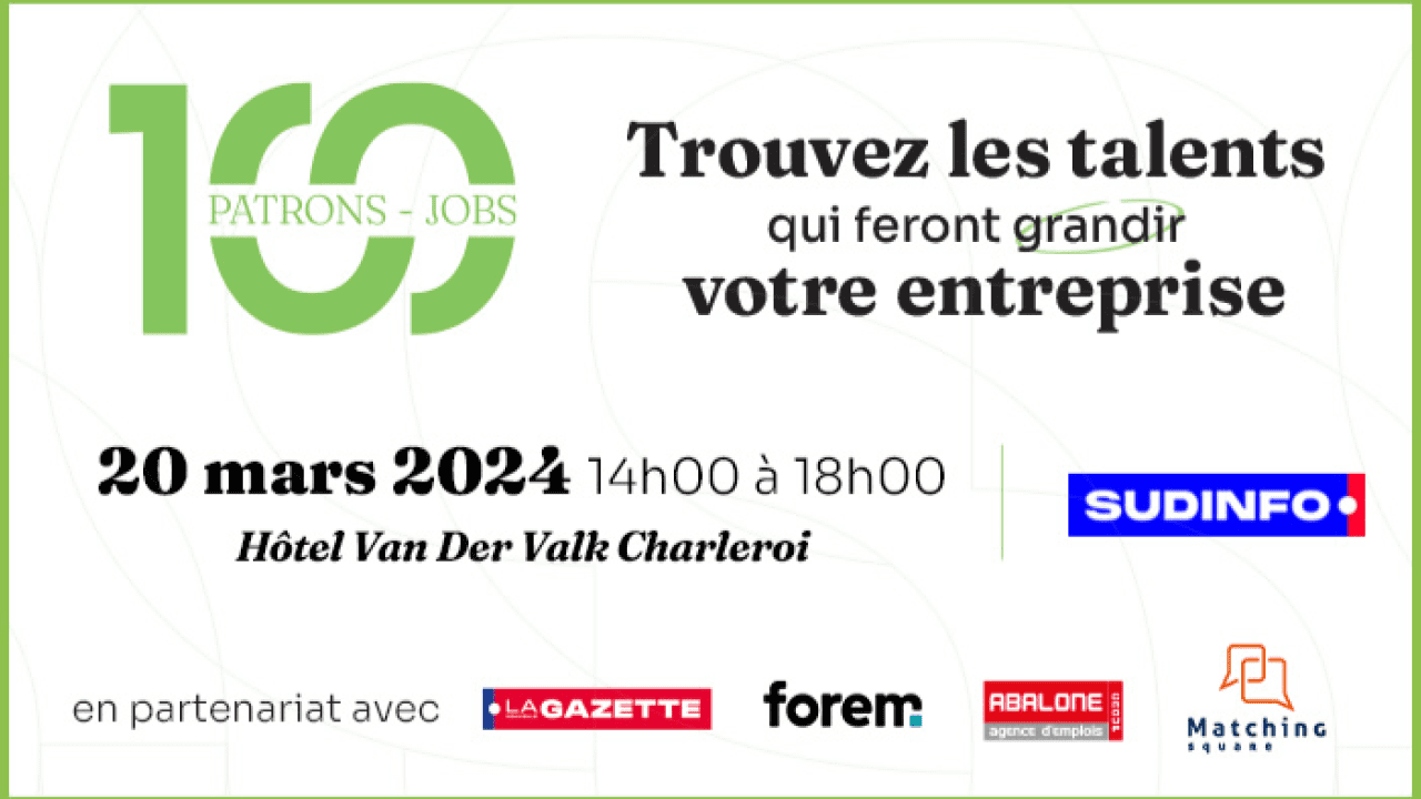 Participez à l’événement 100 patrons 100 jobs avec nous !